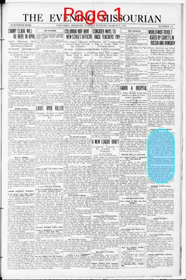 Page thumbnail for The Evening Missourian