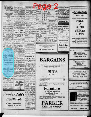 Page thumbnail for The Columbia Evening Missourian