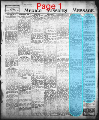 Page thumbnail for Mexico Missouri Message