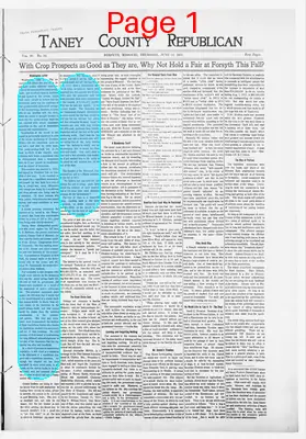 Page thumbnail for The Taney County Republican