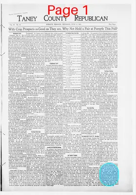 Page thumbnail for The Taney County Republican