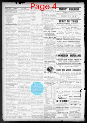 Page thumbnail for The Palatka Daily News