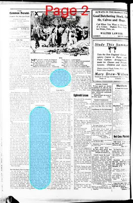 Page thumbnail for The Lemmon Herald