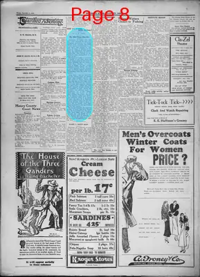 Page thumbnail for The Tri County News