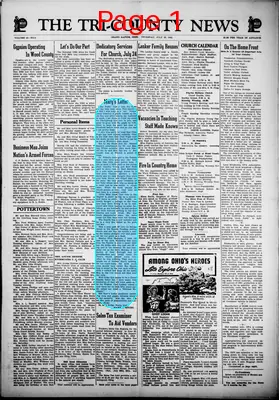 Page thumbnail for The Tri County News