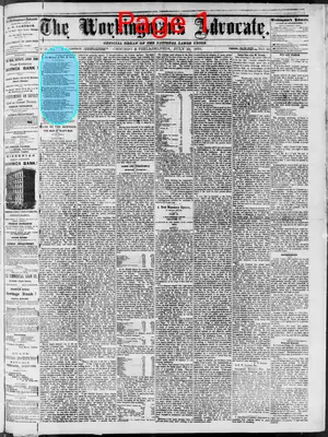Page thumbnail for The Workingman's Advocate