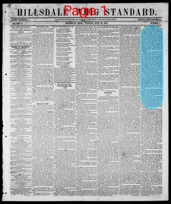 Page thumbnail for Hillsdale Whig Standard