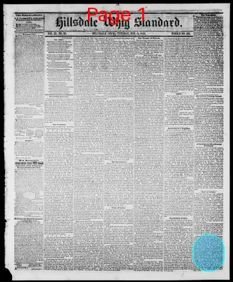 Page thumbnail for Hillsdale Whig Standard