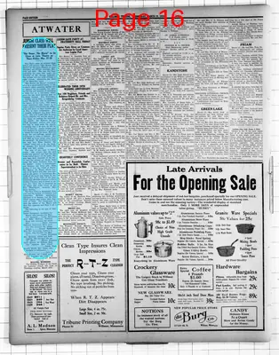 Page thumbnail for Willmar Tribune