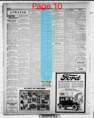 Page thumbnail for Willmar Tribune