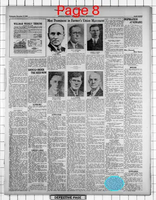 Page thumbnail for Willmar Tribune