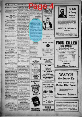 Page thumbnail for The Dermott News