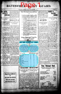 Page thumbnail for Batesville Daily Guard