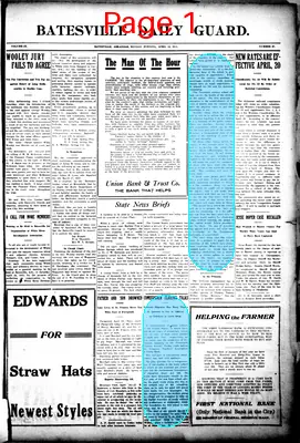 Page thumbnail for Batesville Daily Guard