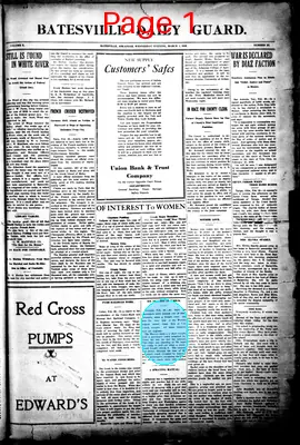 Page thumbnail for Batesville Daily Guard