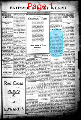 Page thumbnail for Batesville Daily Guard