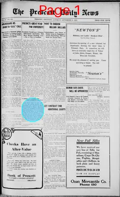 Page thumbnail for The Prescott Daily News