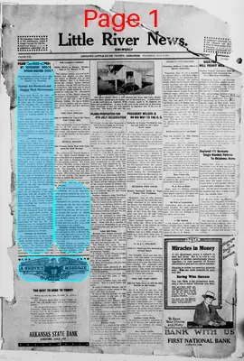 Page thumbnail for The Little River News