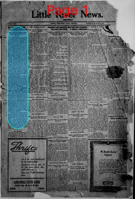 Page thumbnail for The Little River News
