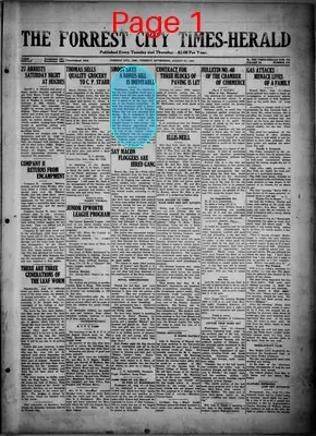 Page thumbnail for The Forrest City Times And Herald