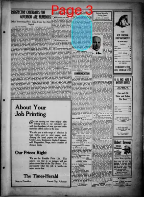 Page thumbnail for The Forrest City Times And Herald