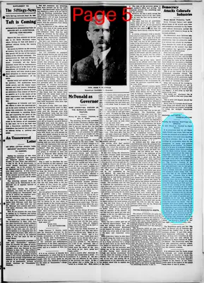 Page thumbnail for The Idaho Springs Siftings News