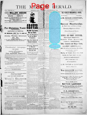 Page thumbnail for The Meeker Herald