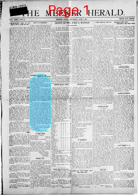 Page thumbnail for The Meeker Herald