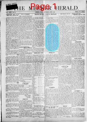 Page thumbnail for The Meeker Herald