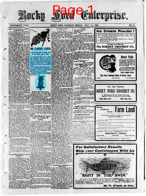Page thumbnail for Rocky Ford Enterprise