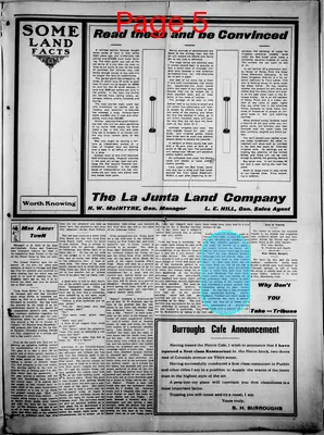 Page thumbnail for La Junta Tribune