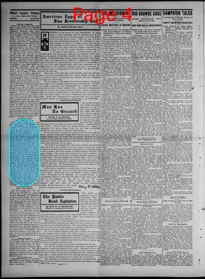 Page thumbnail for The Elbert County Tribune