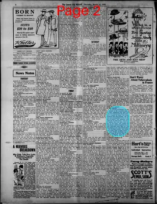 Page thumbnail for The Canon City Record With Which Is Consolidated The Canon City Cannon