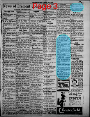 Page thumbnail for The Canon City Record With Which Is Consolidated The Canon City Cannon