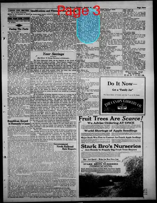 Page thumbnail for The Canon City Record With Which Is Consolidated The Canon City Cannon