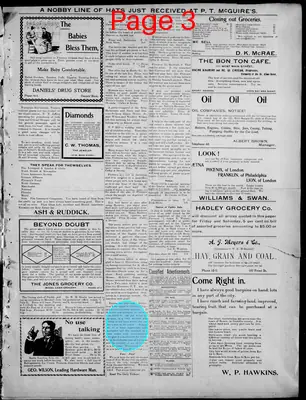 Page thumbnail for The Florence Daily Tribune