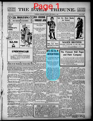 Page thumbnail for The Daily Tribune