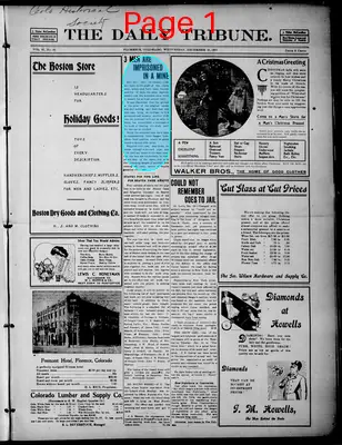 Page thumbnail for The Daily Tribune