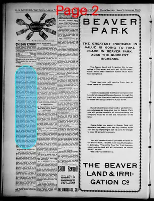 Page thumbnail for The Daily Tribune