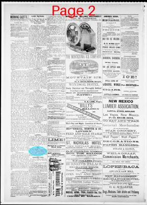 Page thumbnail for Las Vegas Daily Gazette