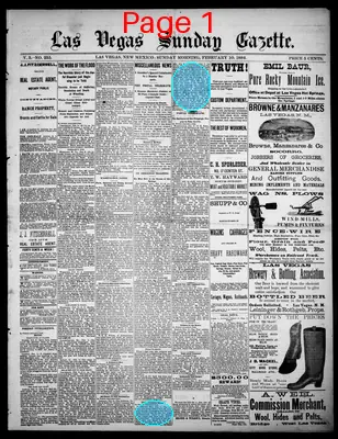 Page thumbnail for Las Vegas Daily Gazette