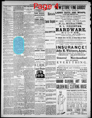 Page thumbnail for Las Vegas Daily Gazette