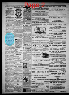 Page thumbnail for Las Vegas Daily Gazette