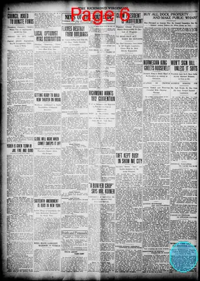 Page thumbnail for The Richmond Virginian