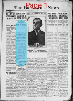 Page thumbnail for The Brunswick News