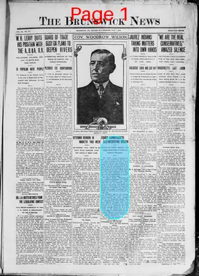 Page thumbnail for The Brunswick News