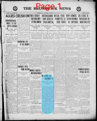 Page thumbnail for The Brunswick News