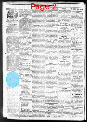 Page thumbnail for The Southerner (Tarboro', Edgecombe Co.,