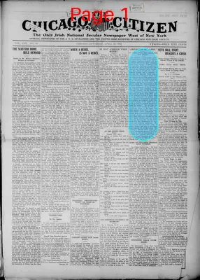 Page thumbnail for The Chicago Citizen