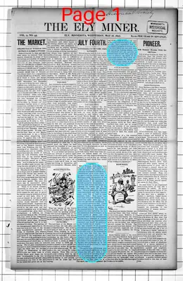 Page thumbnail for The Ely Miner
